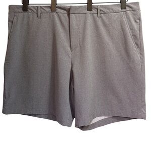 All in Motion Men's Classic Gray Flat Front Shorts Size 50